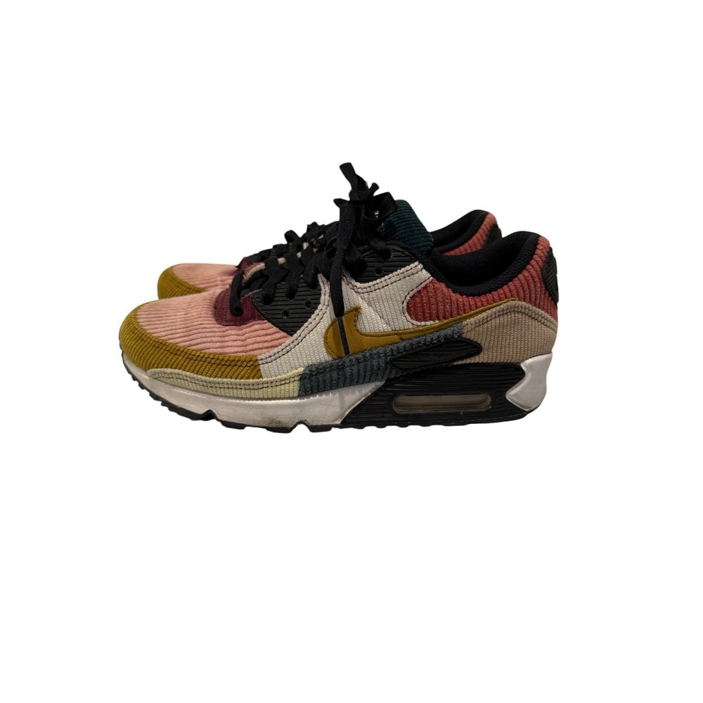 NIKE NIKE AIR MAX 90 Corduroy Patchwork FB8455-001 Womens US Size 7.5